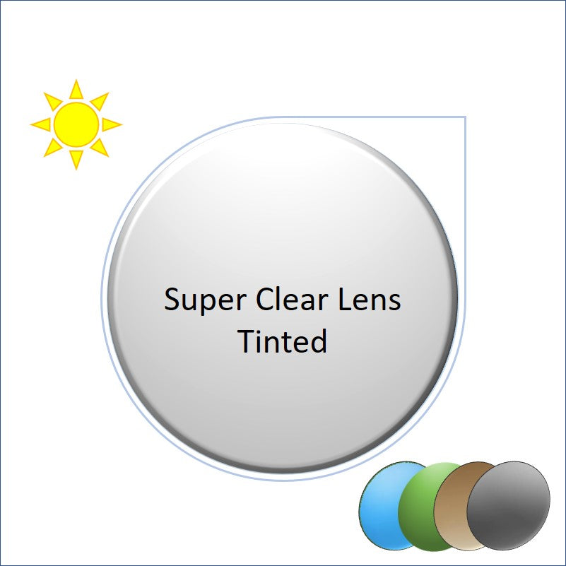 超清鏡片 - 染色球面太陽鏡片 MC (訂製)