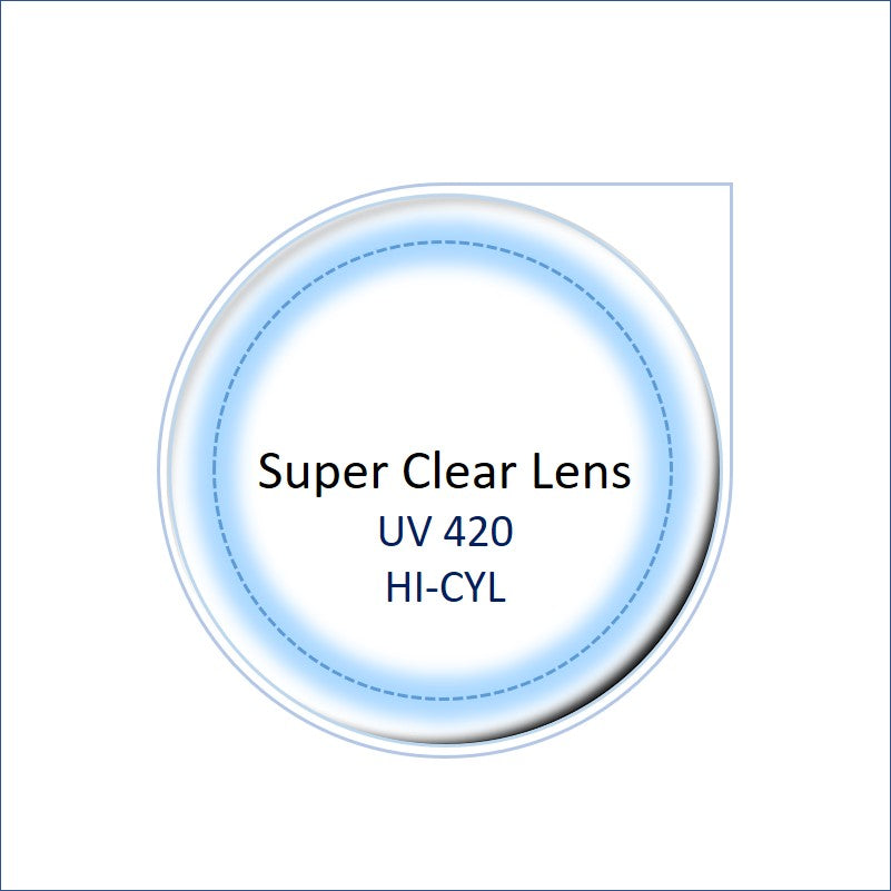 超清鏡片 - 非球面鏡片(深散光) UV420 易潔淨鍍膜