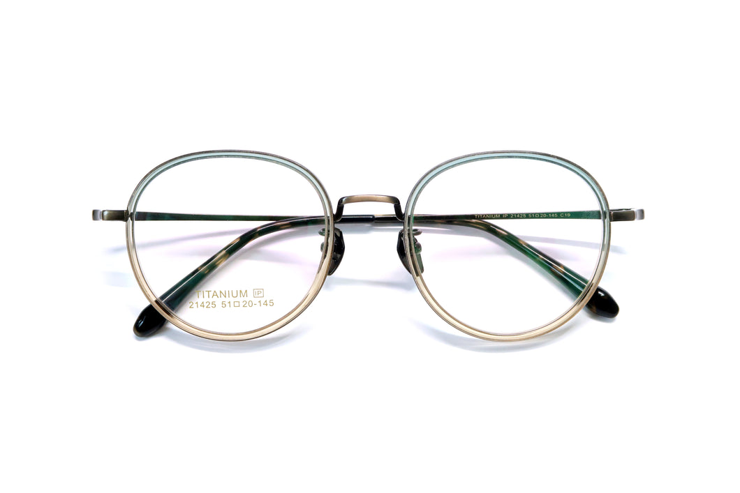 光學眼鏡框 - 21425 鈦板混合式 Copper Gradiant