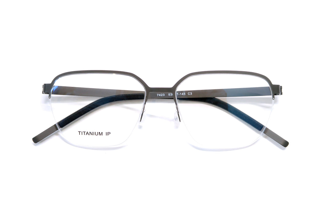 光學眼鏡框 - 7423 薄鋼式