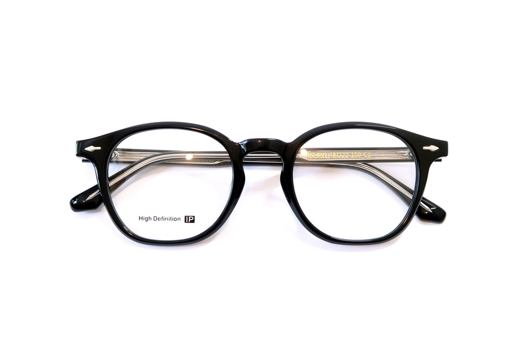 光學眼鏡框 - NN045 板材式 黑色