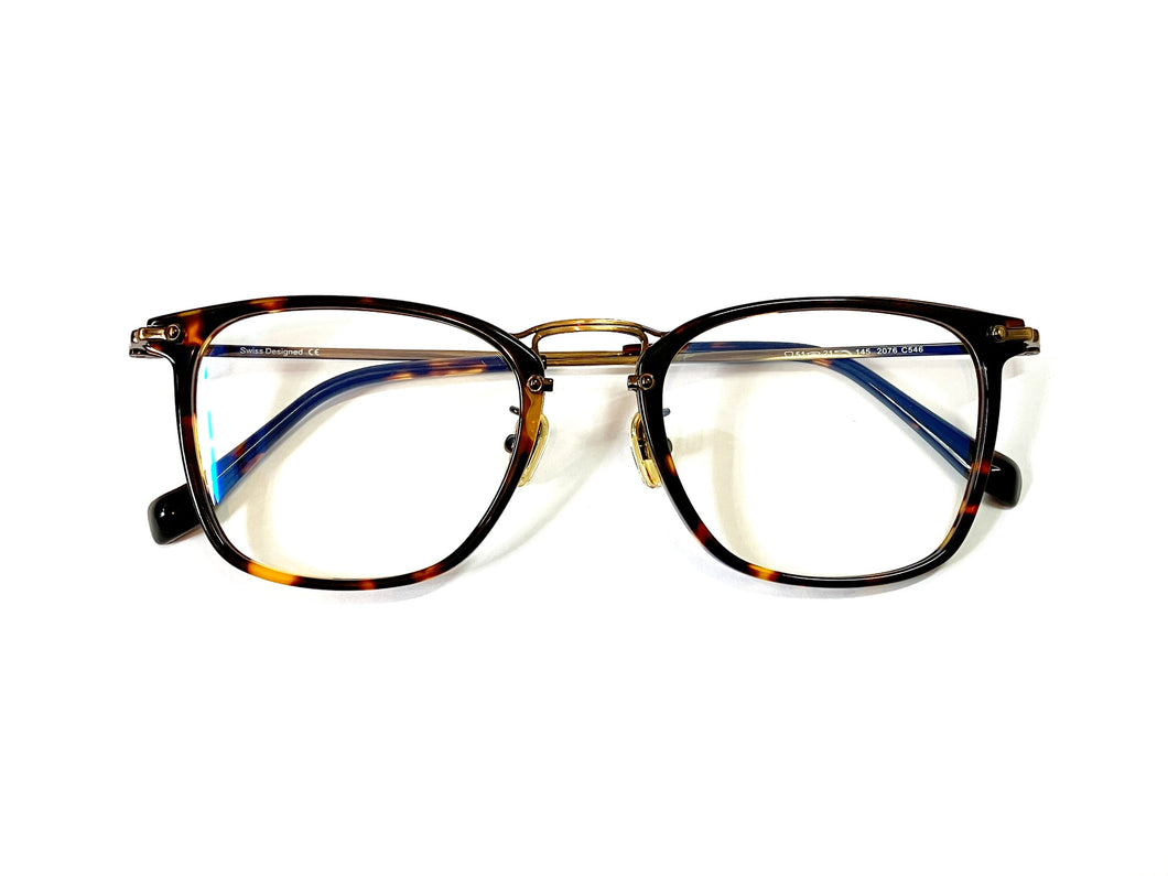 光學眼鏡框-2076 鈦板混合式