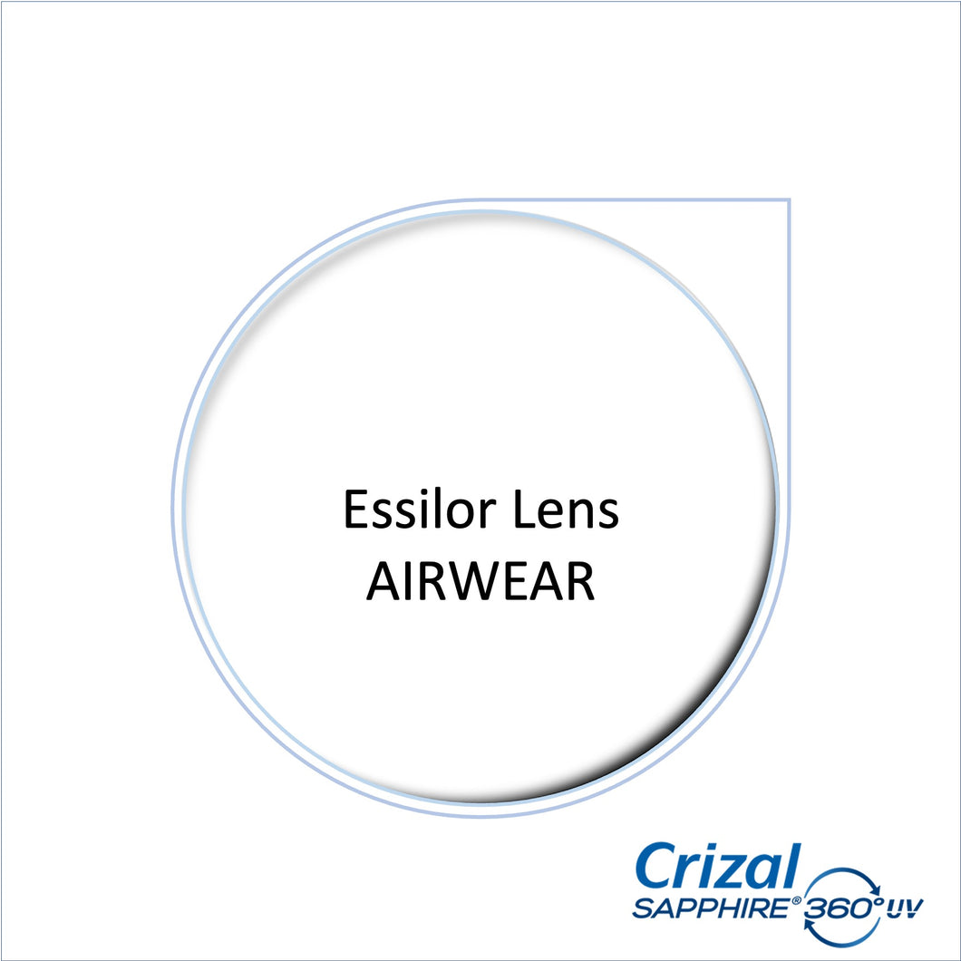 Essilor - AIRWEAR 非球面鏡片 Crizal-Sapphire HR