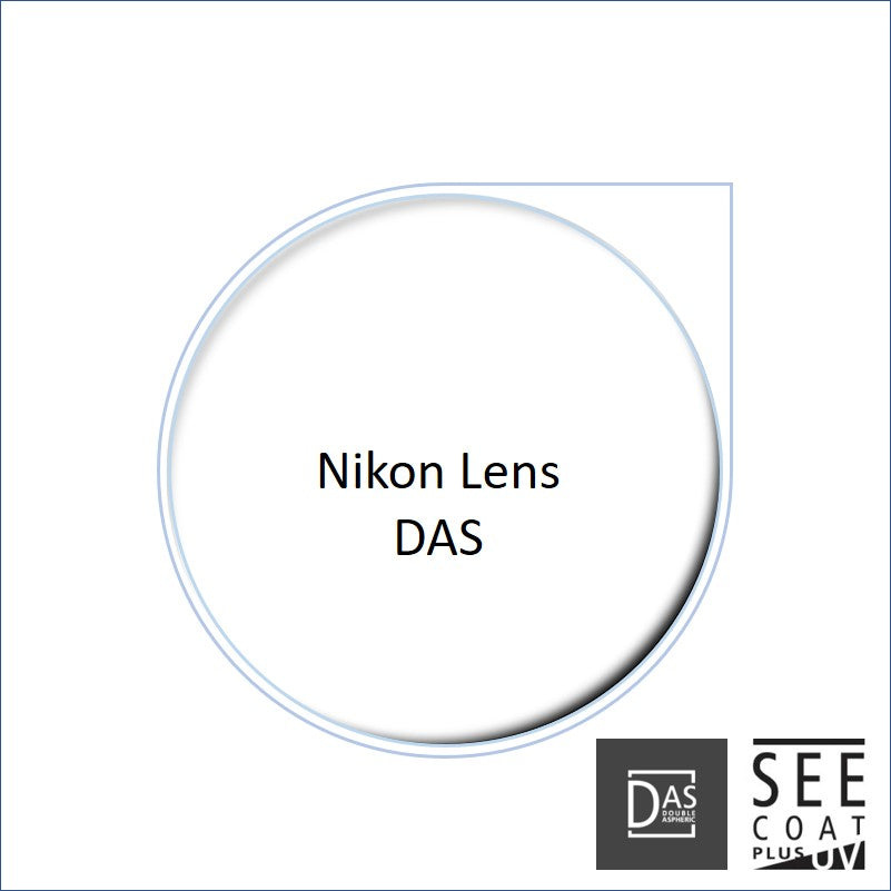Nikon - 雙非球面鏡片 DAS - SeeCoat Plus