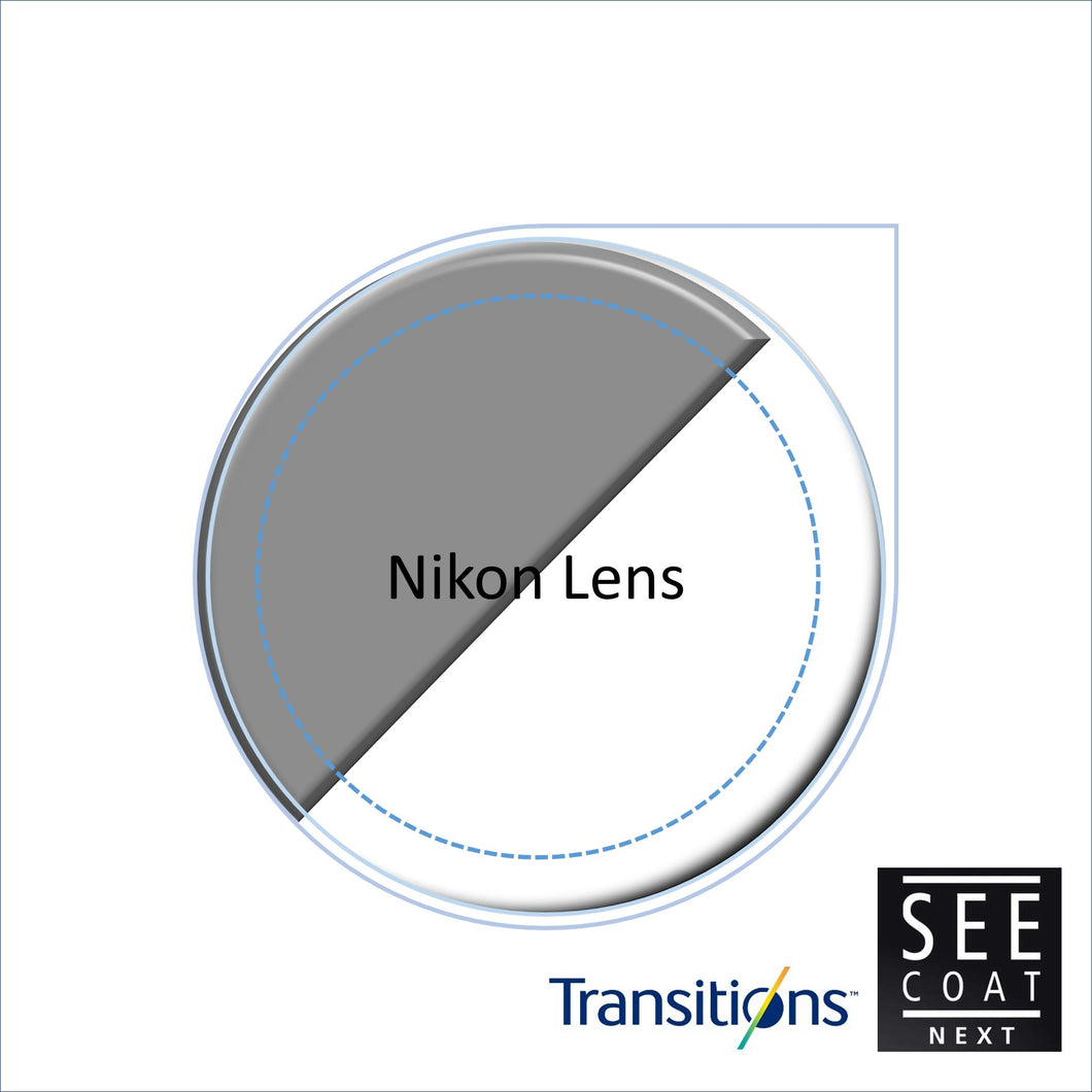 Nikon - 非球面鏡片SeeCoat Next Transitions GEN 8 (訂製)
