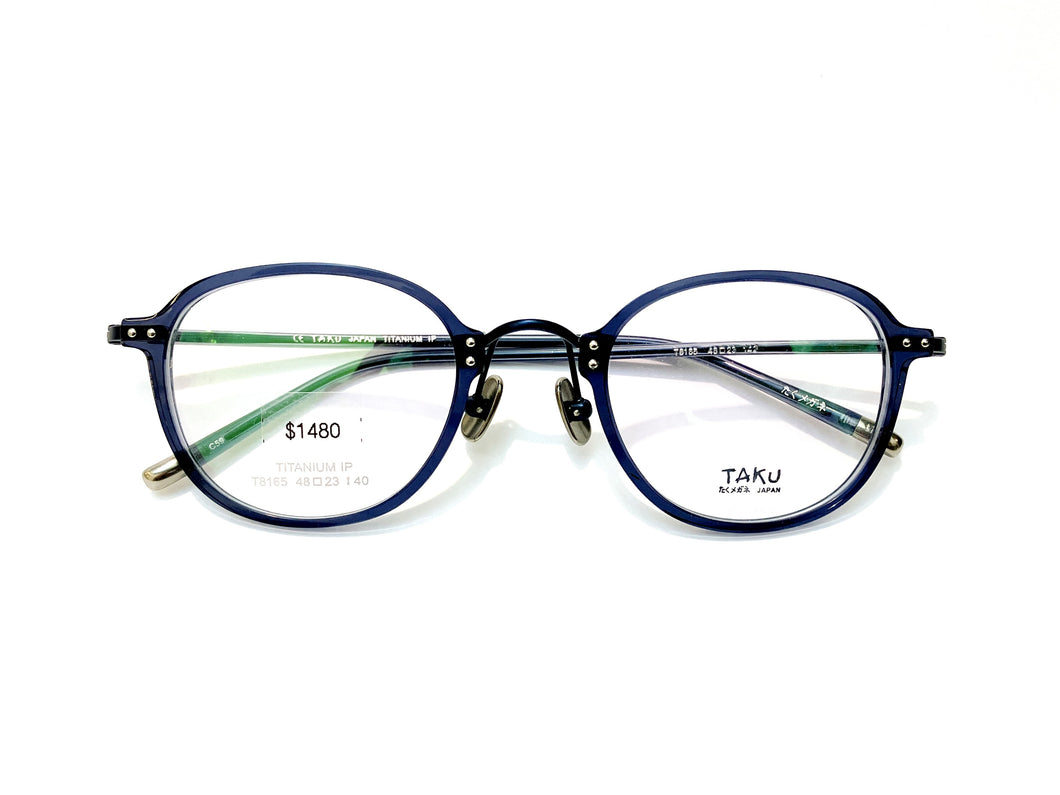 Taku 眼鏡 - T8165（透明深藍色）