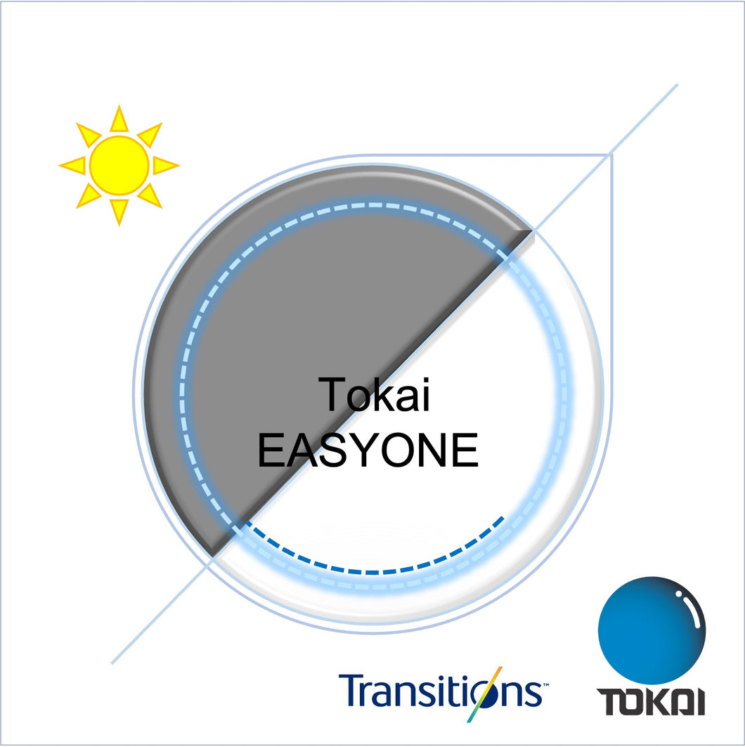 日本東海 - 非球面漸進鏡片(Easy One) MSC-Ag - Transitions GEN 8 (日本訂製)