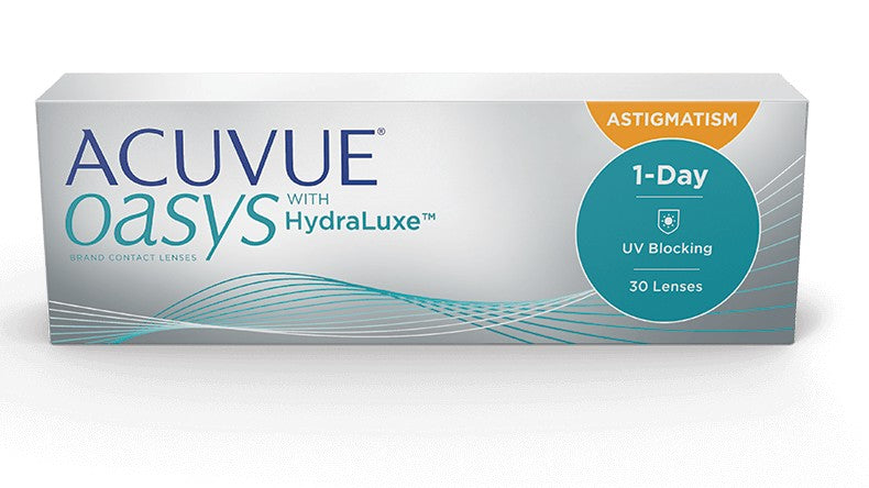 ACUVUE® OASYS 1-Day with HydraLuxe™ for ASTIGMATISM (散光)